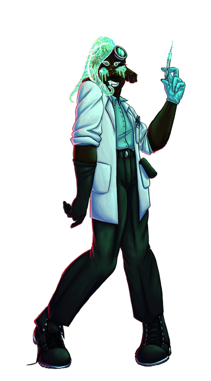 sketch w/ color + shading